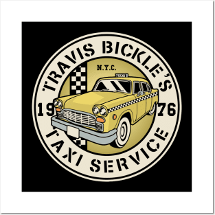 Taxi service logo Posters and Art